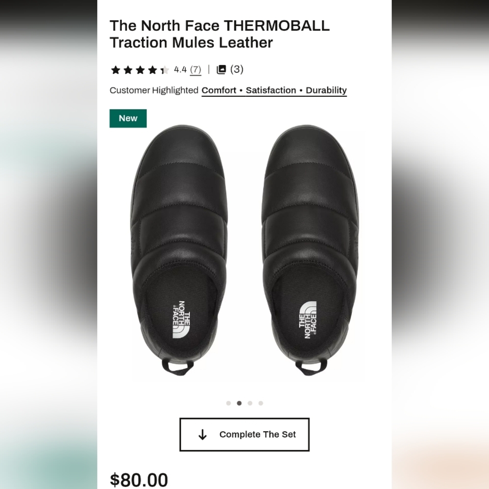 The North Face Thermoball Traction Mules Leather